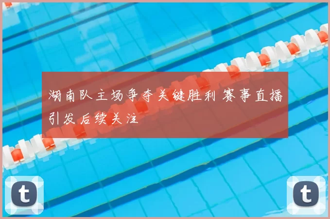 湖南队主场争夺关键胜利 赛事直播引发后续关注